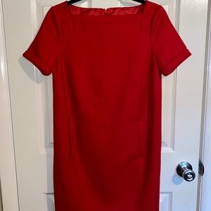 Joe Fresh Wool Shift Dress - Red